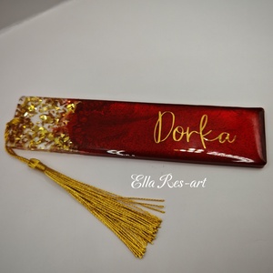 Könyvjelző névvel - könyv & zene - könyvjelző - Meska.hu