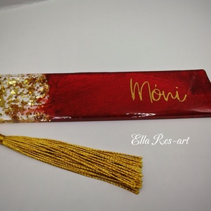 Könyvjelző névvel - könyv & zene - könyvjelző - Meska.hu