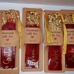 Könyvjelző névvel - könyv & zene - könyvjelző - Meska.hu