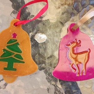 Karácsonyfa díszek. Kézimunka. Epoxi. Karácsony. Az ár 1 darab.  - karácsony - karácsonyi lakásdekoráció - karácsonyfa, grincsfa - Meska.hu