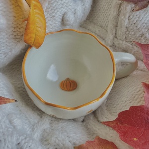 Pumpkin/hullámos bögre - otthon & életmód - konyhafelszerelés, tálalás - tálalás - bögre & csésze - Meska.hu