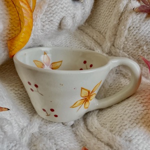 Őszies bögre, Otthon & Életmód, Konyhafelszerelés, tálalás, Tálalás, Bögre & Csésze, Agyagozás, MESKA