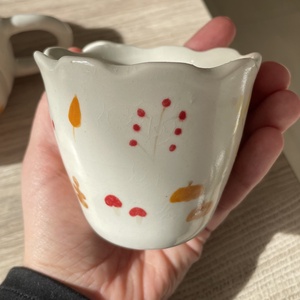 Falevél bögre - otthon & életmód - konyhafelszerelés, tálalás - tálalás - bögre & csésze - Meska.hu