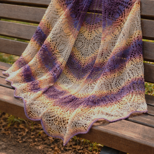 Grand Canyon - Kézzel kötött csipke vállkendő - ruha & divat - sál, sapka, kendő - vállkendő - Meska.hu