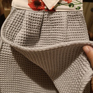 Pipacsos konyhai kéztörlő - otthon & életmód - konyhafelszerelés, tálalás - konyhai textil - konyharuha & törlőkendő - Meska.hu