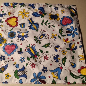 Virág mintás újraszalvéta  - otthon & életmód - konyhafelszerelés, tálalás - konyhai textil - szalvéta - Meska.hu