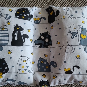 Vidám mintás autós kényelmi párna/utazópárna szett - otthon & életmód - autó - biztonsági öv párna - Meska.hu