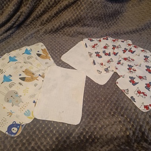 Mosható textil popsitörlő szett - szépségápolás - pelenka & babaápolás - pelenka - Meska.hu