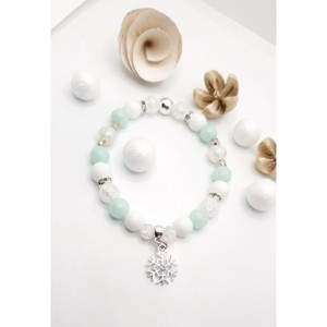 Hópihe medálos ásványkarkötő, Ékszer, Karkötő, Gyöngyös karkötő, , MESKA