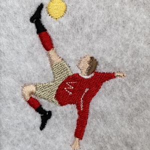Hímzett póló, Rooney - ollózós gólja a Man City ellen - '11 - ruha & divat - férfi ruha - póló - Meska.hu
