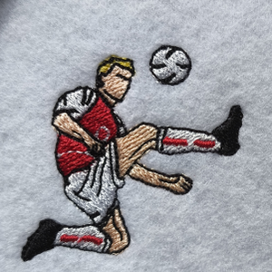 Hímzett póló, Bergkamp - '03 - ruha & divat - férfi ruha - póló - Meska.hu