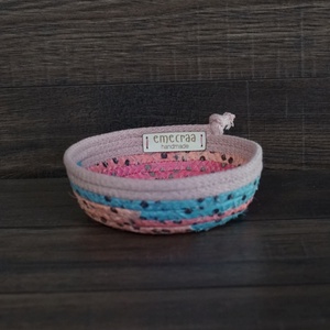 Pöttyös mini tároló tál , Otthon & Életmód, Tárolás & Rendszerezés, Tárolókosár, Varrás, MESKA