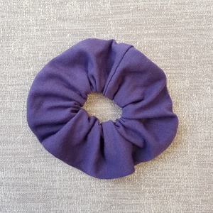 Textil hajgumi, scrunchie - lila - kb. 11-12 cm - ruha & divat - hajdísz & hajcsat - hajgumi - Meska.hu