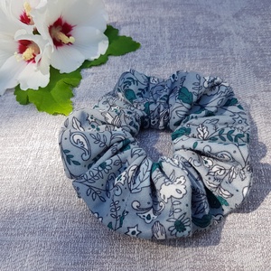 Boginak - Textil hajgumi, scrunchie - menta - kb. 12-13 cm - ruha & divat - hajdísz & hajcsat - hajgumi - Meska.hu