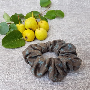 Textil hajgumi, scrunchie - kb. 8-9 cm - Meska.hu