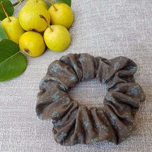 Textil hajgumi, scrunchie - kb. 8-9 cm - ruha & divat - hajdísz & hajcsat - hajgumi - Meska.hu