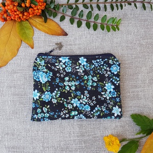 Virágos farmer neszesszer, zsebkendőtartó, bármitartó - táska & tok - neszesszer - Meska.hu