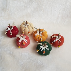 Textil tök, dísztök, asztali dekoráció (3 db) - otthon & életmód - dekoráció - asztal és polc dekoráció - asztaldísz - Meska.hu