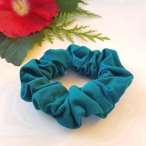 Textil hajgumi, scrunchie - kb. 9-10cm - ruha & divat - hajdísz & hajcsat - hajgumi - Meska.hu