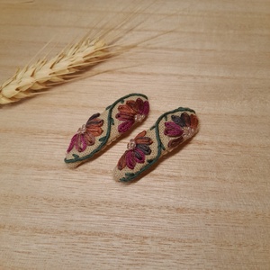 Rusztikus virág hajcsat, Ruha & Divat, Hajdísz & Hajcsat, Hajdísz, Hímzés, MESKA