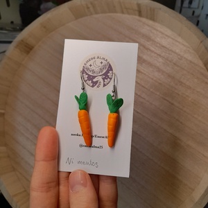 Sárgarépa fülbevaló - ékszer - fülbevaló - fülékszer - Meska.hu