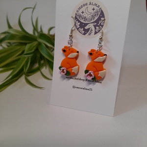 Rókavirág fülbi, Ékszer, Fülbevaló, Fülékszer, Ékszerkészítés, Gyurma, MESKA