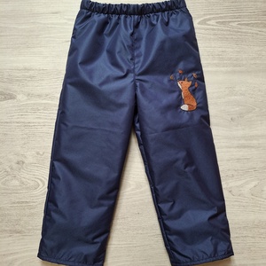   116-os kék róka vízlepergetős polár bélelt nadrág, Ruha & Divat, Babaruha & Gyerekruha, Nadrág, Varrás, MESKA