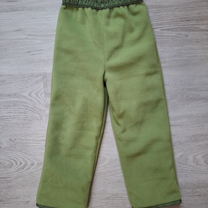 110-es zöld róka vízlepergetős polár bélelt nadrág  - ruha & divat - babaruha & gyerekruha - nadrág - Meska.hu