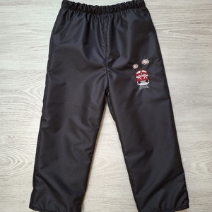   104-es fekete mozdony vízlepergetős polár bélelt nadrág - Meska.hu