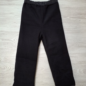   110-es fekete róka vízlepergetős polár bélelt nadrág - ruha & divat - babaruha & gyerekruha - nadrág - Meska.hu