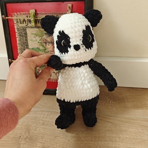 Horgolt Panda, Játék & Sport, Plüssállat & Játékfigura, Plüss mesefigurák, Horgolás, MESKA
