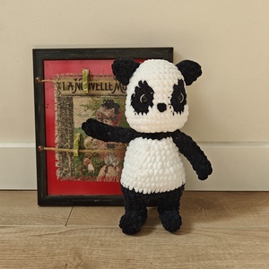 Horgolt Panda - játék & sport - plüssállat & játékfigura - plüss mesefigurák - Meska.hu