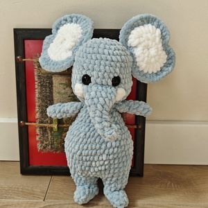 Horgolt elefánt , Játék & Sport, Plüssállat & Játékfigura, Elefánt, Horgolás, MESKA