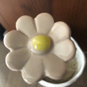 Szívecske virág, Otthon & Életmód, Dekoráció, Dísztárgy, Agyagozás, Kerámia, MESKA