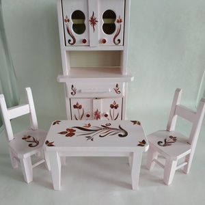 Konyhabútor miniatűr pink - Meska.hu