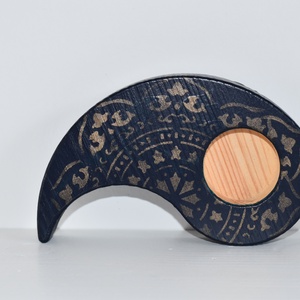 Mécsestartó éjkék-bronz - otthon & életmód - gyertya, illat, aroma - mécses és mécsestartó - Meska.hu