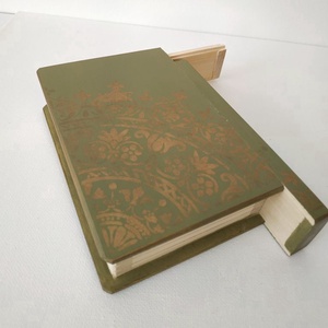 Titkok őre- könyv formájú doboz(olíva zöld) - otthon & életmód - dekoráció - asztal és polc dekoráció - díszdoboz - Meska.hu