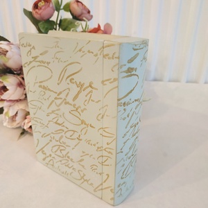 Titkok őre- könyv formájú puzzle doboz( Fekete pillangó menta) - otthon & életmód - dekoráció - asztal és polc dekoráció - díszdoboz - Meska.hu