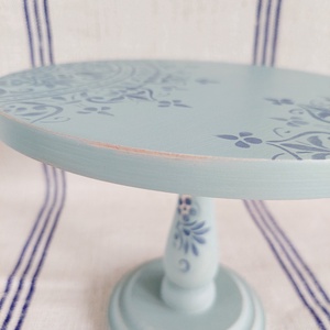 Tortatál tortaállvány vintage koptatott  - otthon & életmód - konyhafelszerelés, tálalás - sütés, főzés - sütidísz - Meska.hu