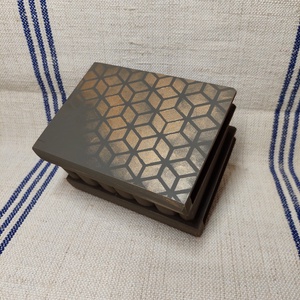 Puzzle doboz/ titkos doboz - sötét olajzöldbronz  - Meska.hu