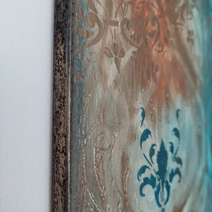 Fali kép - művészet - festmény - festmény vegyes technika - Meska.hu