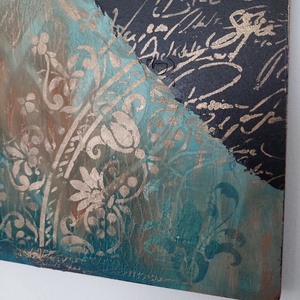 Fali kép - művészet - festmény - festmény vegyes technika - Meska.hu