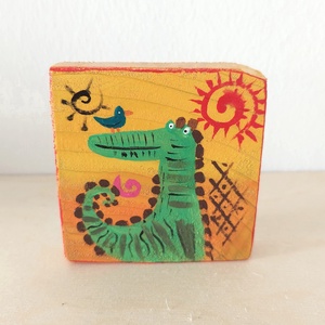 Kroki-mini fali kép - otthon & életmód - dekoráció - fali és függő dekoráció - falra akasztható dekor - Meska.hu