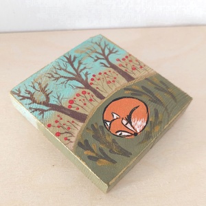 Őszi álom -mini fali kép - otthon & életmód - dekoráció - fali és függő dekoráció - falra akasztható dekor - Meska.hu