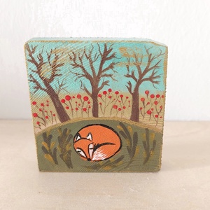 Őszi álom -mini fali kép - otthon & életmód - dekoráció - fali és függő dekoráció - falra akasztható dekor - Meska.hu