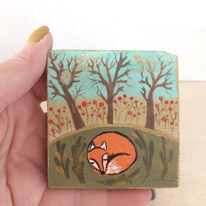 Őszi álom -mini fali kép - Meska.hu