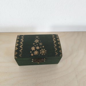 Karácsonyi ékszerdoboz  - ékszer - ékszertartó - ékszerdoboz - Meska.hu