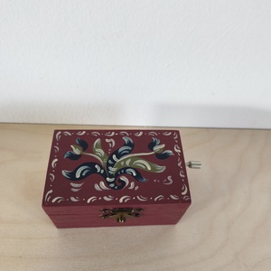 Zenedoboz- kórósi népi mintával - otthon & életmód - dekoráció - asztal és polc dekoráció - zenedoboz - Meska.hu