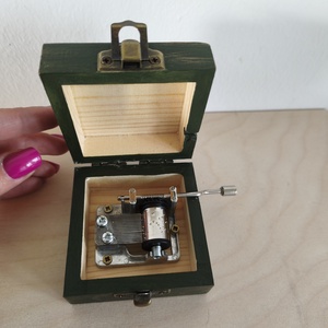 Zenedoboz- karácsonyi - otthon & életmód - dekoráció - asztal és polc dekoráció - zenedoboz - Meska.hu