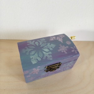 Zenedoboz- karácsonyi jégvarázs - otthon & életmód - dekoráció - asztal és polc dekoráció - zenedoboz - Meska.hu